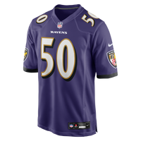 Baltimore Ravens Adisa Isaac Purple Team Game Jersey
