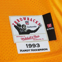 Tampa Bay Buccaneers 1993 Hardy Nickerson Orange Authentic Throwback Retired Player Jersey