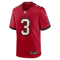 Tampa Bay Buccaneers Rueben Bain Jr. Red 2026 NFL Draft First Round Pick No. 15 Team Game Jersey