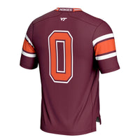 #0 Virginia Tech Hokies Football Jersey - Maroon