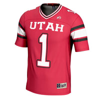 #1 Utah Utes Football Jersey - Red