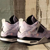 Sneakers, Pink Black Colorway, Tie Dye Pattern, Lace Up Design, Casual Gift for Sneaker Fans