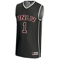 #1 UNLV Rebels Lightweight Basketball Jersey - Black