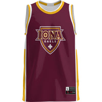 Iona University Gaels Lightweight Basketball Jersey - Maroon