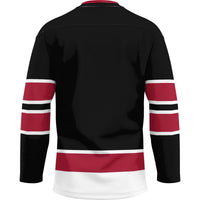 Eastern Washington Eagles Hockey Jersey - Black