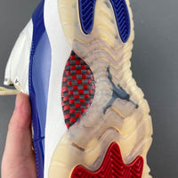 Low Top Sneakers, Beige Blue Colorway, Lace Up Design, Casual Gift for Sneaker Fans