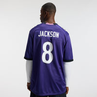 Baltimore Ravens Lamar Jackson Purple Team Game Jersey