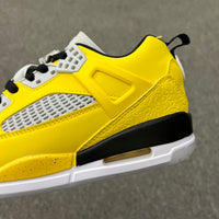 Low Top Basketball Shoes, Yellow Gray Colorway, Lace Up Design, Casual Gift for Shoe Lovers