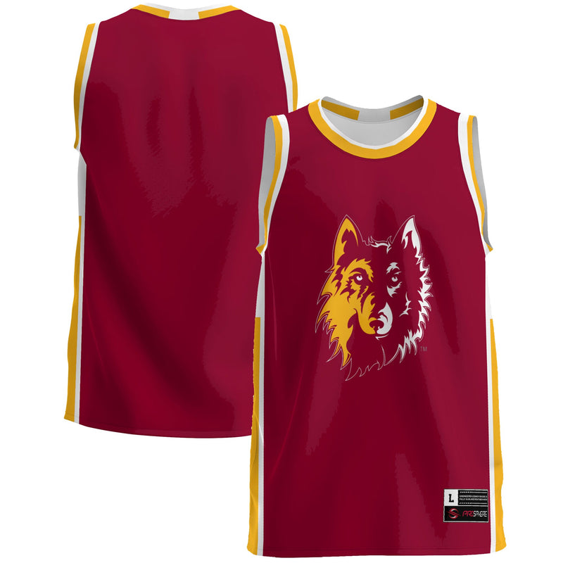 Northern State University Wolves Lightweight Basketball Jersey - Maroon