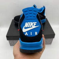Mid Top Sneakers, Blue Colorway, Lace Up Design, Casual Gift for Sneaker Fans