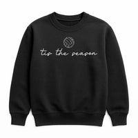 Holiday Sports Crewneck, Tis the Season Volleyball Sweatshirt, Adorable Christmas Volleyball Mom Sweater, Winter Game Day Pullover