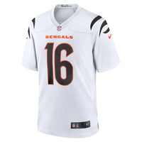 Cincinnati Bengals Joe Flacco White Game Jersey