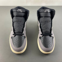 High Top Sneakers, Gray Black Colorway, Lace Up Design, Casual Gift for Sneaker Fans