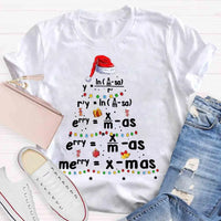 Humorous Science Math Holiday Shirt, Geometry Math Teacher Christmas T-Shirt, Pi Tree Graphic Tee, STEM Educator Xmas Season Present