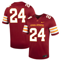 #24 Cardinal Iowa State Cyclones Untouchable Football Jersey