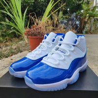 Sneakers, Royal Blue White Colorway, Lace Up Design, Casual Gift for Sneaker Fans