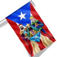 Double Sided Epiphany Yard Flag, Three Kings Puerto Rico Flag Garden Flag, Puerto Rican Christmas Flag, Holiday Yard Decor