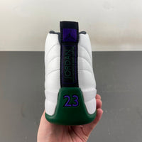 Low Top Sneakers, White Green Purple Colorway, Lace Up Design, Casual Gift for Sneaker Fans