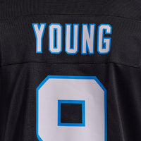 Carolina Panthers Bryce Young Black Team Game Jersey