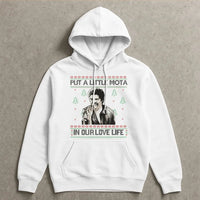 Humorous Mexican Movie Quote Holiday Hoodie, Ugly Christmas Hoodie, Retro Film Xmas Hooded Sweatshirt, Ugly Sweater Party Graphic Hoodie