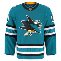 San Jose Sharks Teal Home Authentic Pro Custom Jersey