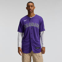 Colorado Rockies Purple Alternate Authentic Jersey