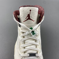 Low Top Sneakers, White Red Green Sail Colorway, Mismatched Colorway, Lace Up Design, Casual Gift for Sneaker Fans
