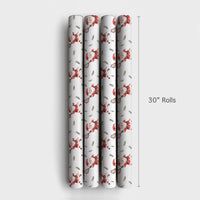 Lacrosse Sports Christmas Gift Wrap, Lacrosse Santa Wrapping Paper, Lacrosse Coach Holiday Wrapping Paper, Lax Santa Christmas Gift Wrap