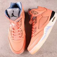 High Top Sneakers, Peach Colorway, Lace Up Design, Casual Gift for Sneaker Fans