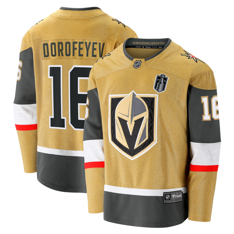 Vegas Golden Knights Pavel Dorofeyev Gold 2026 Stanley Cup Final Breakaway Jersey