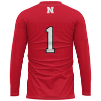 #1 Nebraska Huskers Lightweight Volleyball Jersey - Scarlet