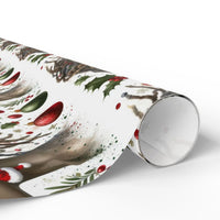 Afrocentric Holiday Gift Wrap, Black Woman Holiday Wrapping Paper, Black Woman Christmas Wrapping Paper, African American Holiday Paper Roll