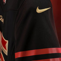 San Francisco 49ers The Faithful Black 2025 Rivalries Collection Stitched Limited Jersey