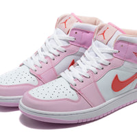 Sneakers, Red Purple Pink Colorway, Lace Up Design, Casual Gift for Sneaker Fans