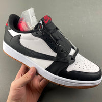Low Top Sneakers, White Black Red Brown Colorway, Leather Footwear, Reverse Hook Design, Lace Up Design, Casual Gift for Sneaker Fans