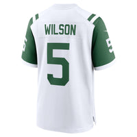 New York Jets Garrett Wilson White Classic Alternate Game Jersey