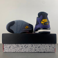 Retro Low Top Sneakers, Purple Colorway, Leather Footwear, Lace Up Design, Casual Gift for Sneaker Fans