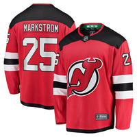 New Jersey Devils Jacob Markstrom Red Home Premier Breakaway Player Jersey