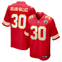 Kansas City Chiefs Chris Roland-Wallace Red Game Jersey