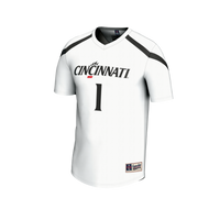 #1 Cincinnati Bearcats Lacrosse Fashion Jersey - White