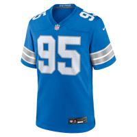 Detroit Lions Mathieu Betts Blue Game Jersey
