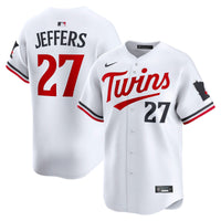 Minnesota Twins Ryan Jeffers White Home Limited Player Jersey