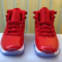 Sneakers, Red Colorway, Lace Up Design, Casual Gift for Sneaker Fans