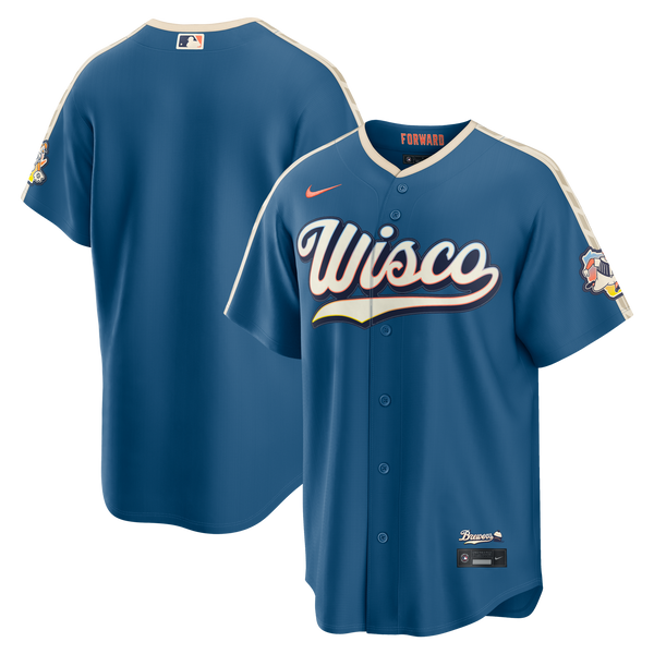 Milwaukee Brewers Mineral Blue 2026 City Connect Stadium Jersey