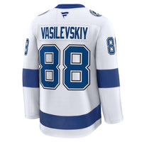Tampa Bay Lightning Andrei Vasilevskiy White Away Premium Jersey
