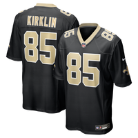 New Orleans Saints Jontre Kirklin Black Team Game Jersey