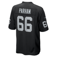 Las Vegas Raiders Dylan Parham Black Game Player Jersey
