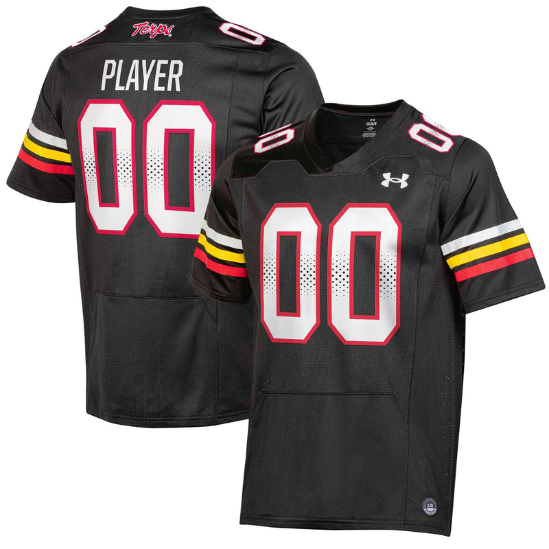 Maryland Terrapins Pick-A-Player NIL Replica Football Jersey - Black
