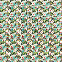 Santa Hat Ocean Gift Wrap, Sea Turtle Christmas Wrapping Paper, Shell-abrate Watercolor Wrapping Paper, Adorable Holiday Animal Present Wrap