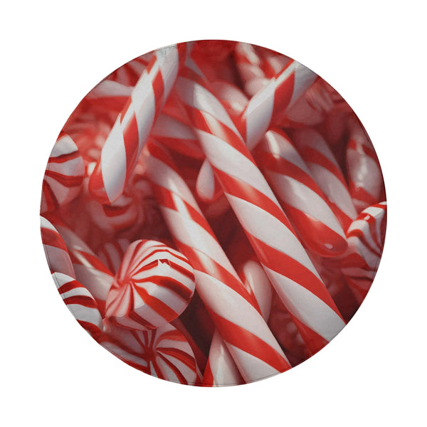 Christmas Holiday Tire Cover, Peppermint Candy Cane Spare Tire Cover, Festive Winter Wheel Cover, Holiday Vehicle Decor for J
